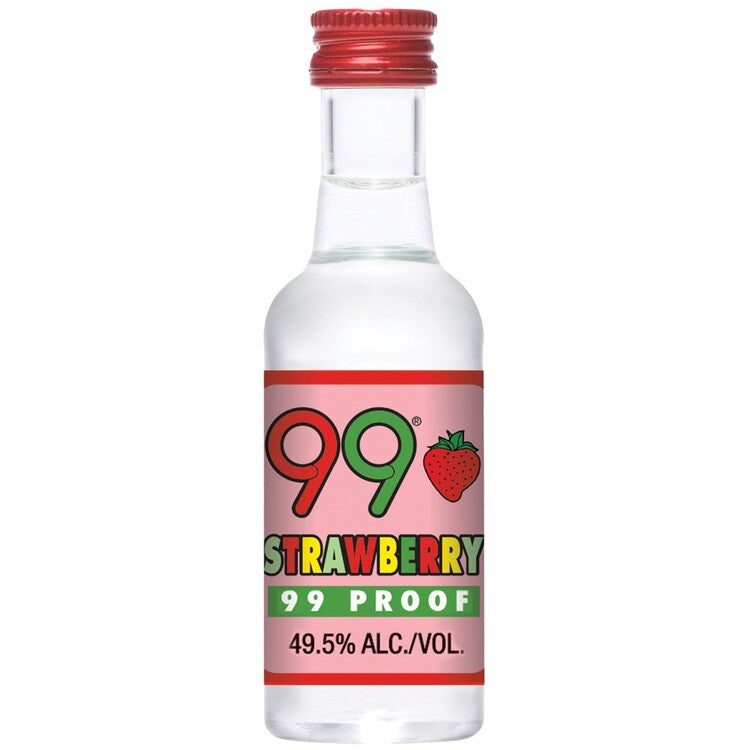 99 Brand Strawberry Schnapps 99 - 50ML - Front