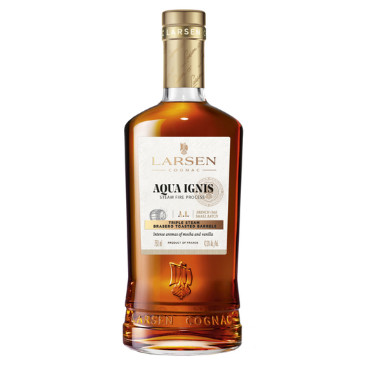Larsen Cognac Aqua Ignis 84.6 - 750ML - Front