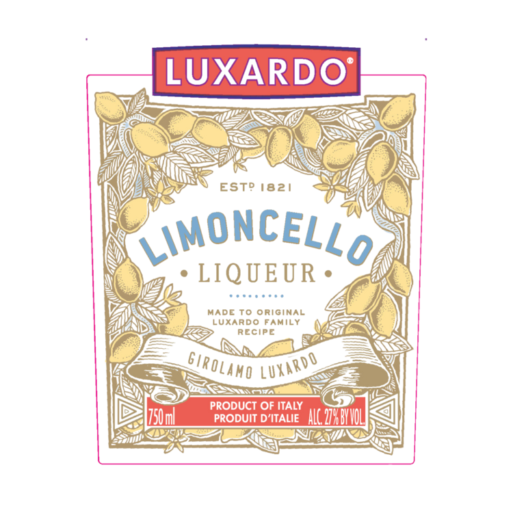 Luxardo Limoncello 54 - 750ML - Front Label