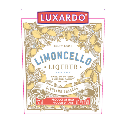 Luxardo Limoncello 54 - 750ML - Front Label