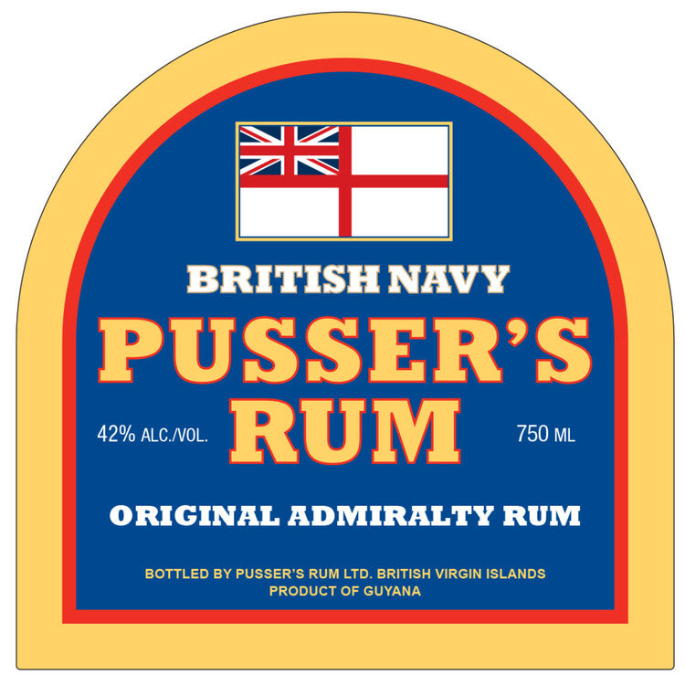 Pusser's Navy Rum British Navy 84 - 750ML - Front Label