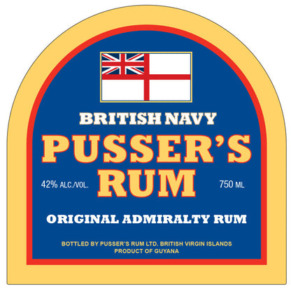 Pusser's Navy Rum British Navy 84 - 750ML - Front Label
