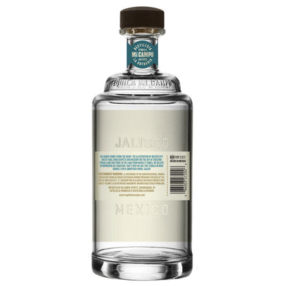 Mi Campo Tequila Blanco 80 - 1.0L - Back