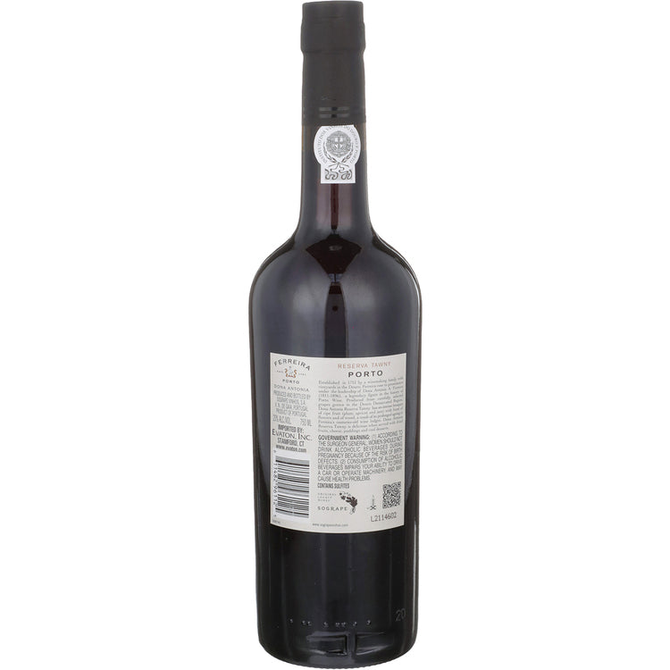 Ferreira Porto Dona Antonia Reserve - 750ML - Back