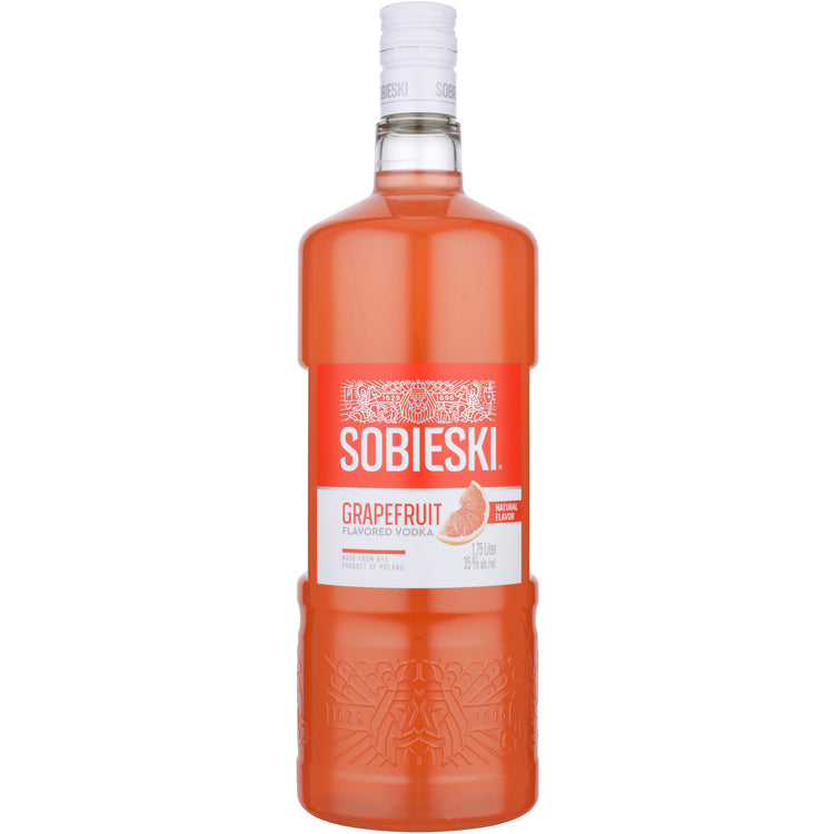 Sobieski Grapefruit Flavored Vodka 70 - 1.75L - Front
