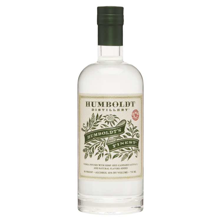 Humboldt Distillery Vodka Infused With Hemp Seed Humboldt's Finest 80 - 750ML - Front