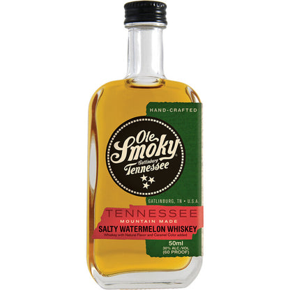 Ole Smoky Salty Watermelon Flavored Whiskey Mountain Made 60 - 50ML - Front