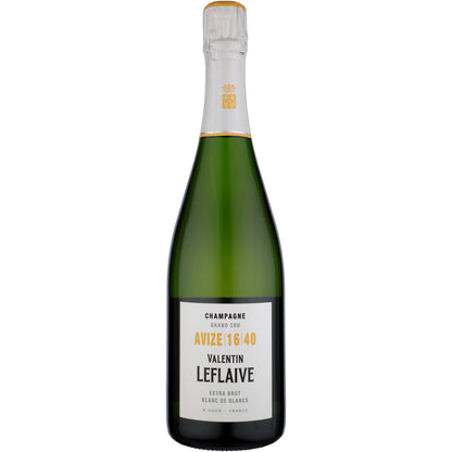 Valentin Leflaive Champagne Extra Brut Blanc De Blancs Avize 16 40 Gra - 750ML - Front