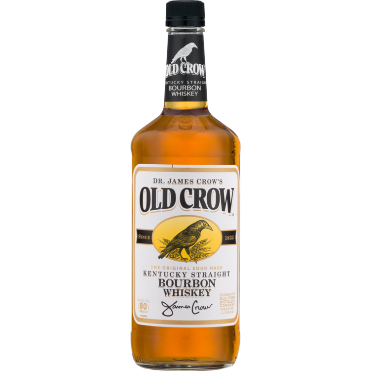 Old Crow Straight Bourbon 3 Yr 80 - 1.0L - Front