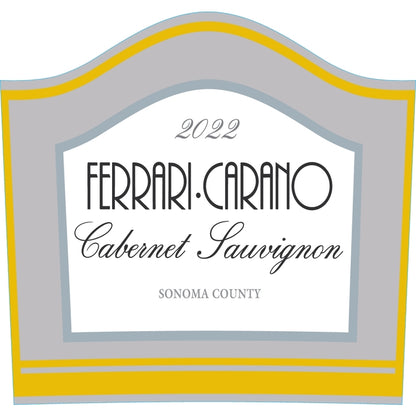 Ferrari Carano Cabernet Sauvignon Sonoma County 2022 - 750ML - Front Label