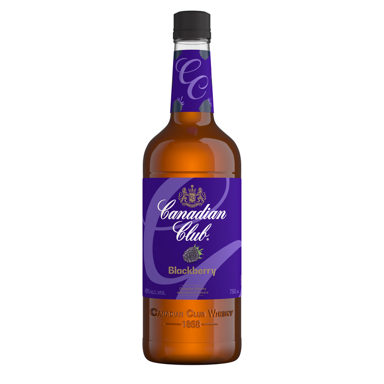 Canadian Club Blackberry Flavored Whisky 80 - 750ML
