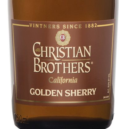 Christian Brothers Golden Sherry California - 750ML - Front Label