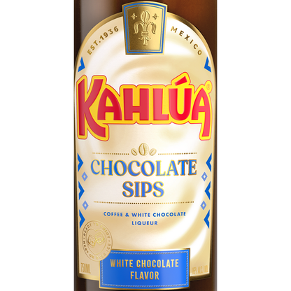 Kahlua Coffee Liqueur Chocolate Sips White 32 - 750ML - Front Label