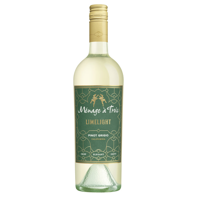 Menage A Trois Pinot Grigio Limelight California - 750ML - Front