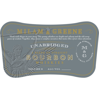 Milam & Greene Blended Bourbon Unabridged Volume 3 118 - 750ML - Front Label