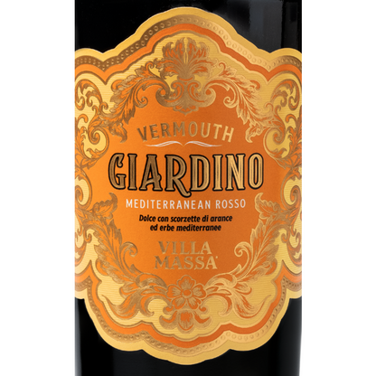 Villa Massa Vermouth Giardino Mediterranean Rosso - 750ML - Front Label