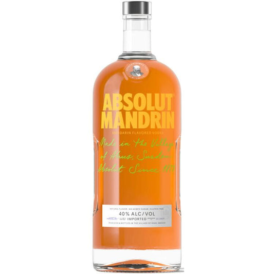 Absolut Orange Flavored Vodka Mandrin 80 - 1.75L - Front
