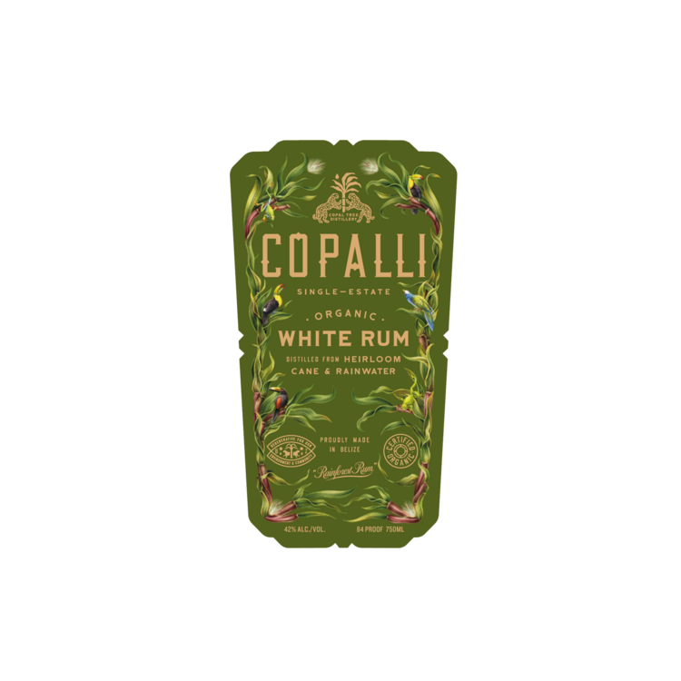 Copalli White Rum 84 - 750ML - Front Label