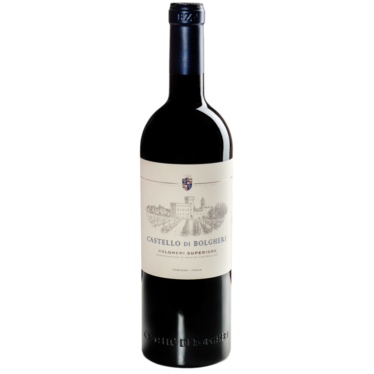 Castello Di Bolgheri Bolgheri Superiore Rosso 2021 Wood Box - 750ML - Front