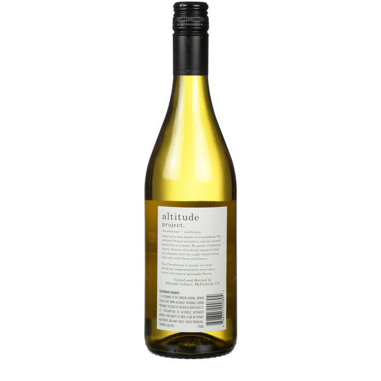 Altitude Project Chardonnay California - 750ML - Back