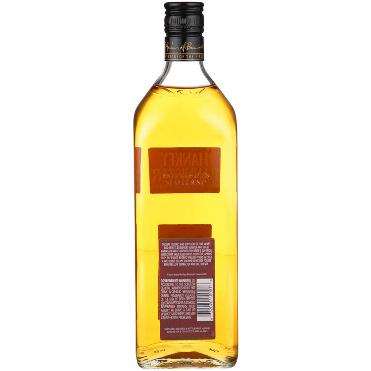 Hankey Bannister Blended Scotch Original 86 - 750ML - Back