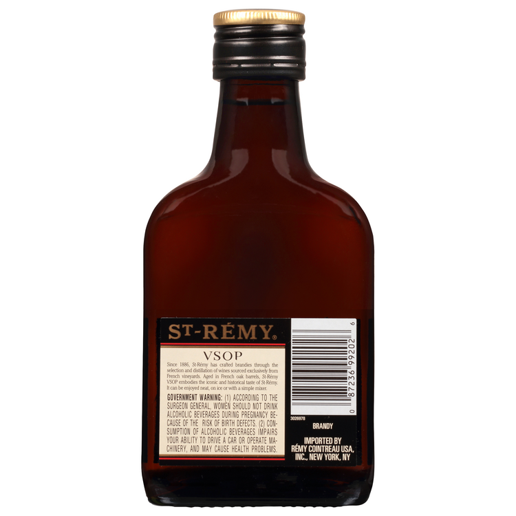 St. Remy Brandy Vsop 80 - 200ML - Back