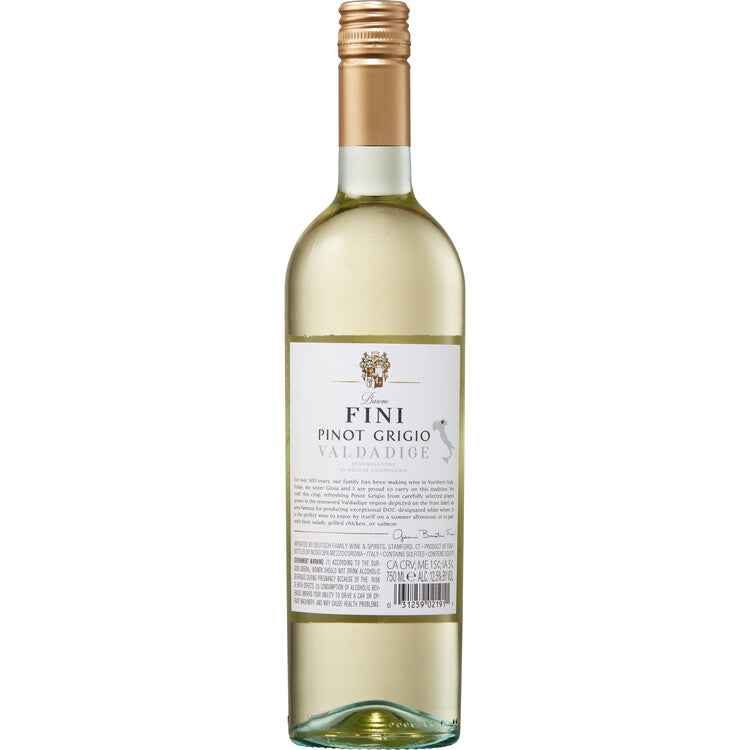 Barone Fini Pinot Grigio Valdadige - 750ML - Back
