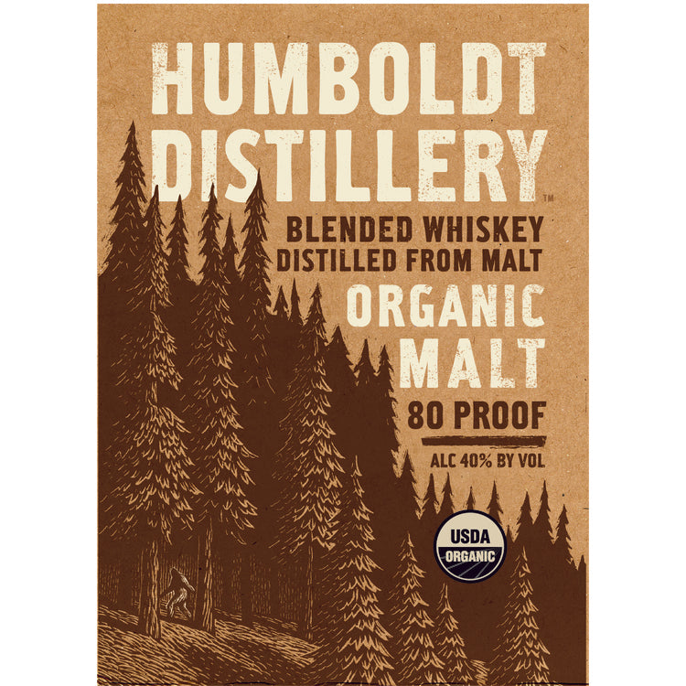 Humboldt Distillery Blended Whiskey Distilled From Organic Malt 80 - 750ML