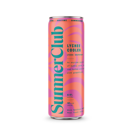 Summer Club Lychee Wine Cooler - 12 Z - Front