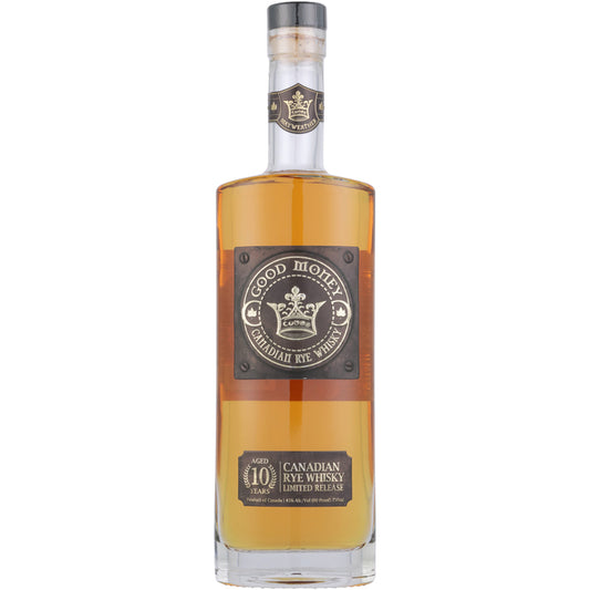 Good Money Canadian Rye Whisky Limited Release 10 Yr 90 - 750ML