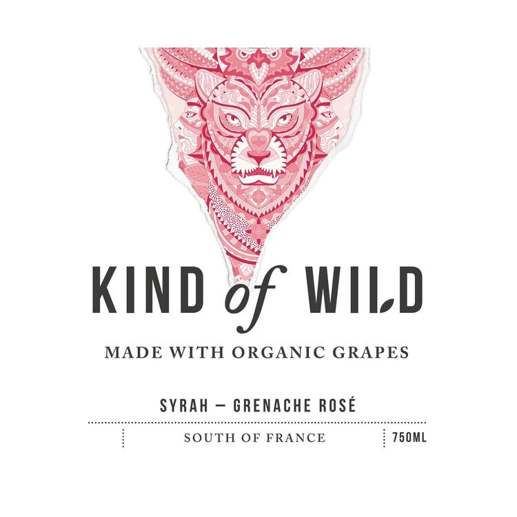 Kind Of Wild Pays D'Herault Rose Syrah-Grenache 2022 - 750ML