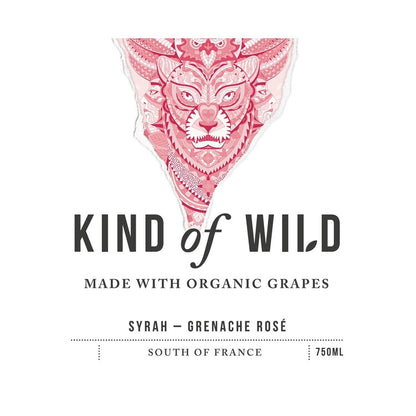 Kind Of Wild Pays D'Herault Rose Syrah-Grenache 2022 - 750ML