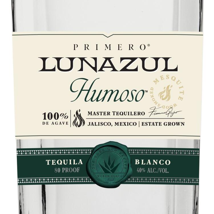Lunazul Tequila Smoked Blanco El Humoso 80 - 750ML - Front Label