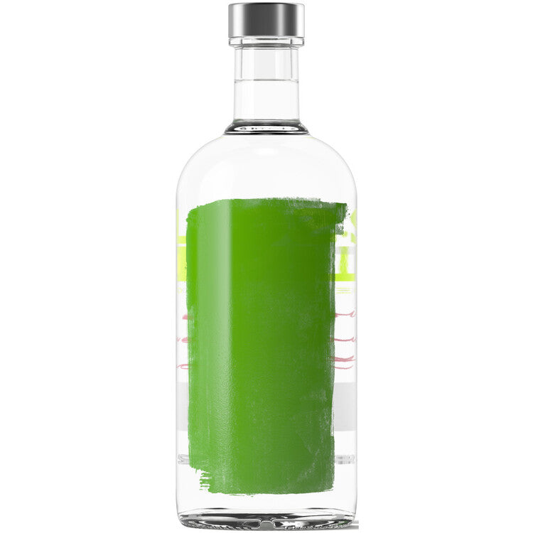 Absolut Lime Flavored Vodka 80 - 750ML - Back