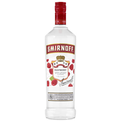 Smirnoff Vodka Raspberry Flavored 60 - 1.0L - Front