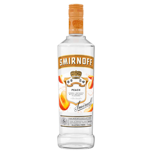 Smirnoff Peach Flavored Vodka 60 - 750ML - Front
