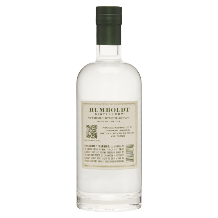 Humboldt Distillery Vodka Infused With Hemp Seed Humboldt's Finest 80 - 750ML - Back