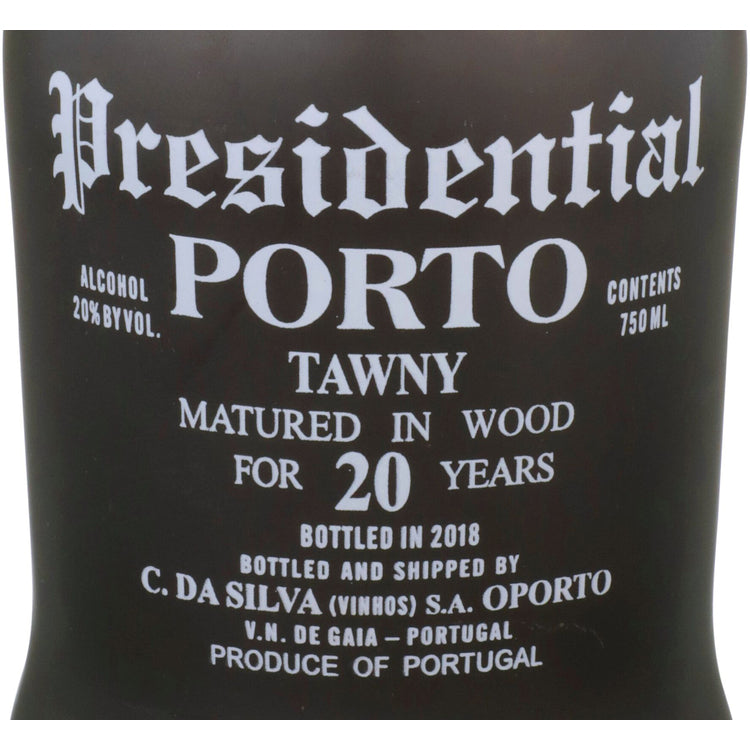Presidential Porto Tawny 20 Yr - 750ML - Front Label