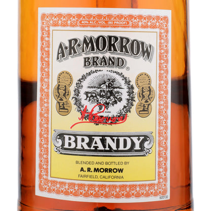A.R. Morrow Brandy 80 - 1.75L - Front Label