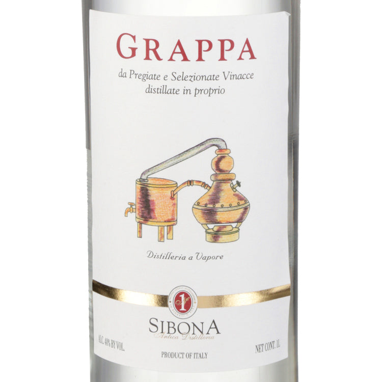 Sibona Grappa Classica 80 - 1.0L - Front Label