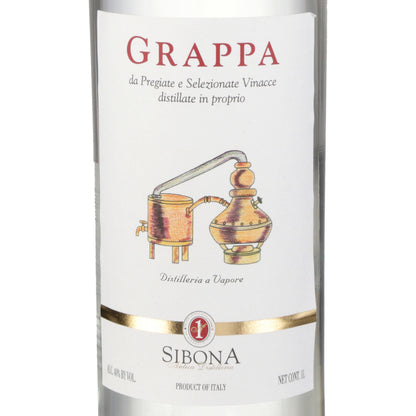 Sibona Grappa Classica 80 - 1.0L - Front Label