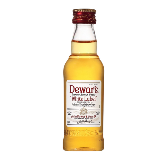 Dewar's Blended Scotch White Label 80 - 50ML - Front