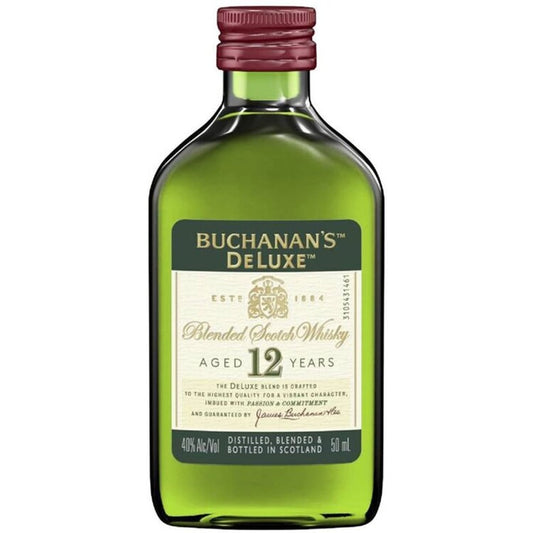 Buchanan's Blended Scotch Deluxe 12 Yr 80 - 50ML - Front