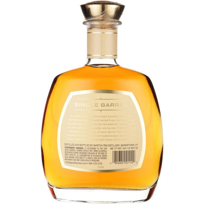 1792 Straight Bourbon Single Barrel 98.6 - 750ML - Back