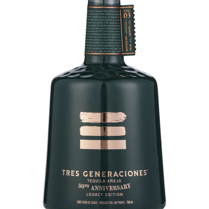 Tres Generaciones Tequila Anejo 50th Anniversary Legacy Edition 90 - 750ML