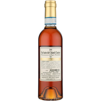San Fabiano Calcinaia Vin Santo Del Chianti Classico 2009 - 375ML - Back