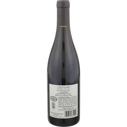Oratoire St Martin Cairanne Rouge Haut Coustias 2019 - 750ML - Back