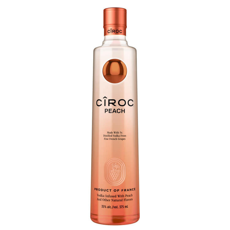 Ciroc Peach Flavored Vodka 70 - 375ML - Front