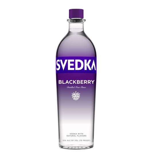 Svedka Blackberry Flavored Vodka 70 - 1.0L - Front
