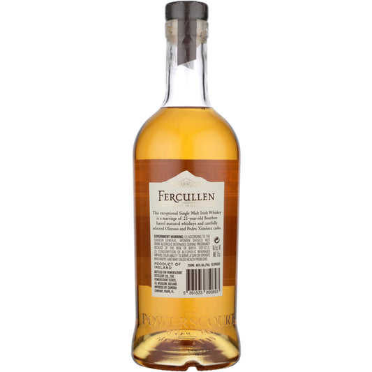 Fercullen Single Malt Irish Whiskey 21 Yr 92 - 750ML - Back